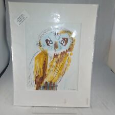 Owl artwork water for sale  TETBURY