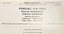 Vtg 1957 carter for sale  Ada