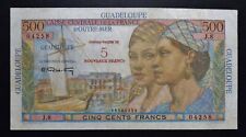 Guadeloupe 500 francs d'occasion  Tonnay-Charente