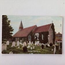 Postcard selsey church for sale  LLANDINAM