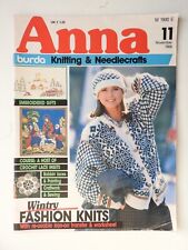 Anna burda knitting for sale  WOLVERHAMPTON