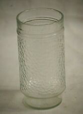 Used, Vintage Clear Footed Ice Tea Drinking Glass Dipple Pebble Texture Designs MCM for sale  Shipping to South Africa