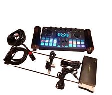 Pacote de equipamento de podcast Squarock para 2, interface de áudio DJ mixer tudo em um com comprar usado  Enviando para Brazil