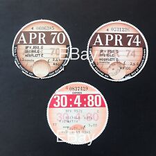 Vintage tax discs for sale  CATERHAM