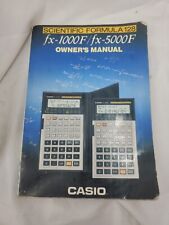 Calculadora manual vintage Casio fx-1000F/ fx-5000F fórmula científica 128   comprar usado  Enviando para Brazil