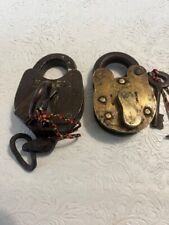 Two Antique Padlocks, CHUBB and HCPP & Co, With Keys for sale  Shipping to South Africa