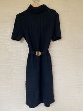 Brukt,  ROBERTO CAVALLI WOMEN SWEATER DRESS BLACK WOOL BLEND Size 12  til salgs  Frakt til Norway