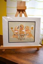 Golden retriever giclee for sale  Waltham