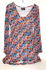 Vestido Babydoll Urban Outfitters UO Feminino Médio M Túnica Floral Bata Boho Cigano comprar usado  Enviando para Brazil