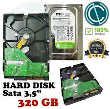 WESTERN DIGITAL WD HARD DISK 320GB DESKTOP SATA I II 8 MB 3.5 HD HDD WD3200AVVS segunda mano  Embacar hacia Argentina