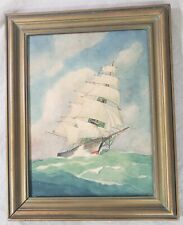 artwork ship watercolor for sale  Albany