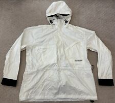 Jaqueta polo esportiva vintage anos 90 Ralph Lauren Anorak corta-vento capuz branco tamanho G comprar usado  Enviando para Brazil