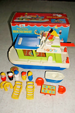 Fisher Price Vintage Little People Play Family Houseboat Playset # 985 W/ Box, used for sale  Shipping to South Africa