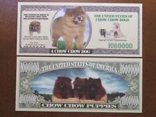 4 billetes: CHOW Dog Puppies Lovers; Kay Nine ~ Un millón de dólares segunda mano  Embacar hacia Argentina