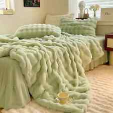 Juego de ropa de cama esponjosa de 3/4 piezas con sábanas y fundas de almohada para el hogar segunda mano  Embacar hacia Argentina