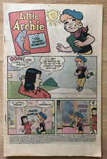 Little Archie #124 sin cubierta noviembre de 1977 con cupcakes de anfitriona y anuncios de barra de caramelo Clark, usado segunda mano  Embacar hacia Argentina