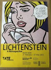 roy lichtenstein poster for sale  COLCHESTER