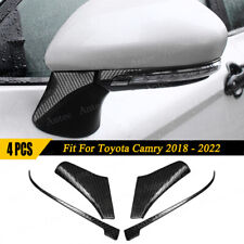 4PCS Carbon Fiber Style Rearview Mirror Base Cover Trim for Toyota Camry 2018-22 til salgs  Frakt til Norway
