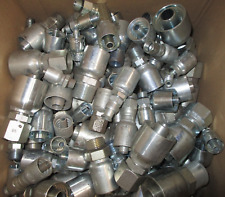 Mixed brands of Hydraulic Hose Fittings totaling 140 fittings sizes 1/4"-1" for sale  Shipping to South Africa
