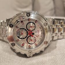 Relógio masculino 52mm Invicta Reserve Specialty Subaqua prata/vermelho SS! Ref: 11869! comprar usado  Enviando para Brazil