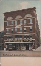 Nelson Building Nashua, NH 1905 Postcard for sale  Shipping to South Africa