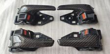 FOR TOYOTA HILUX REVO FORTUNER INSIDE DOOR HANDLE  REAL-CARBON (4 PCS) for sale  Shipping to South Africa