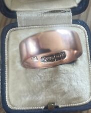 Old 9ct Rose Gold Wedding Band Ring 9 Carat Gold Ring Fully Hallmarked for sale  Shipping to South Africa