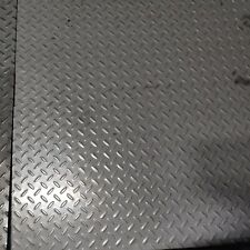 Used, 1/8" thick" Aluminum Diamond Tread Plate 7.5" x 15.75" x .5" return for sale  South El Monte