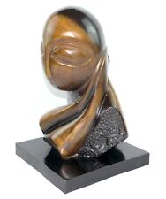 CONSTANTIN BRANCUSI/Increíble escultura artística de bronce firmada. ""Miss Pogany" segunda mano  Embacar hacia Argentina