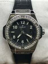 Relógio feminino automático Hublot Big Bang One Click 485.SX.1170.RX.1204 mostrador preto comprar usado  Enviando para Brazil