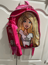 Mochila Barbie 16" para niñas bolsa de libros escolares con estuche de muñeca Barbie RARA segunda mano  Embacar hacia Argentina