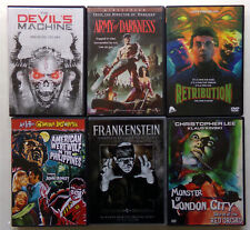 LOTE DE DVD de terror: 14 películas en total, colección Frankenstein, indie Schlock Mr. Lobo segunda mano  Embacar hacia Argentina