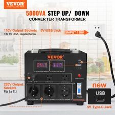 Used, VEVOR 5000W Voltage Converter Transformer Step Up/Down 220V-110V /110V-220V CE for sale  Shipping to South Africa