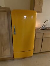 Refrigerador de cocina vintage retro mostaza amarillo segunda mano  Embacar hacia Argentina