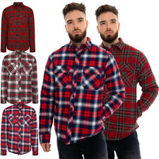 Mens flannel quilted for sale  LONDON