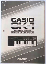 Teclado Casio SK-1 Sampler original manual do proprietário/livro de operação., usado comprar usado  Enviando para Brazil