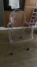 Armchairs used perspex for sale  LONDON