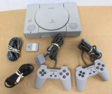 Consola Sony PlayStation SCPH-1001 - (1996) - PS1 con cables y disco de juego. segunda mano  Embacar hacia Mexico