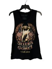 Usado, Camiseta Selena Gomez Adulto Pequena Preta Revival Tour 2016 Camiseta Regata Sem Mangas comprar usado  Enviando para Brazil