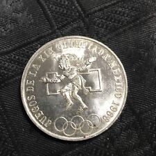 (1) 1968 México 25 pesos plata moneda olímpica XF - BU envío gratuito segunda mano  Embacar hacia Mexico