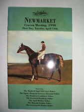 Newmarket race card for sale  Shipping to Ireland