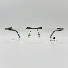 Rodenstock Brille Herren Damen eckig silber schwarz Titanium Mod. R 4761 NEU comprar usado  Enviando para Brazil