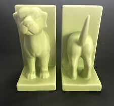 Bookends ceramic green for sale  Pascoag