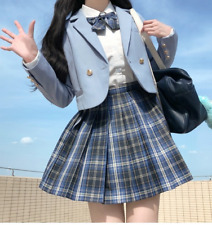 Girls  High Waist Pleated Skirts Plaid Skirts Dress  JK School Uniform Students for sale  Shipping to South Africa