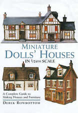 Used, Miniature Dolls' Houses in 1/24th Scale by Derek  Rowbottom for sale  PETERBOROUGH
