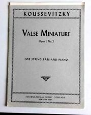 Koussevitzky valse miniature usato  Macerata