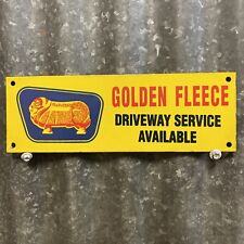 Placa esmaltada vintage reprodução DOLDEN FLEECE ‘Driveway Service’ comprar usado  Enviando para Brazil