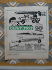 Publicité dinky toys d'occasion  Calonne-Ricouart