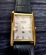 NOS Seiko Slim OURO Mostrador Branco Novo Relógio Masculino Regata Batt & Movt Vendedor dos EUA comprar usado  Enviando para Brazil