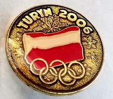 OLYMPIC NOC POLAND  FOR TURYN 2006  pin na sprzedaż  Wysyłka do Poland